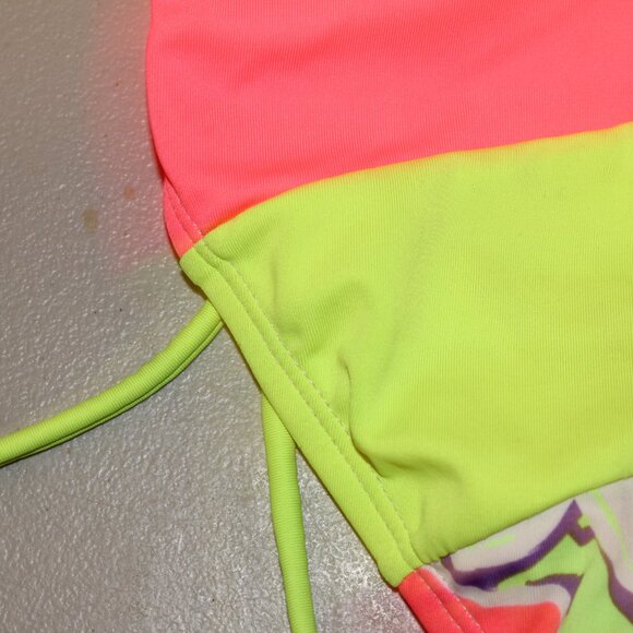 Multi Color 2 Pcs Justice Bikini Swimsuit Size 14 - Picture 10 of 10